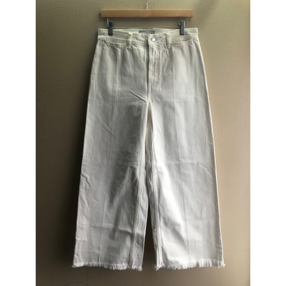 New Everlane The Mariner Cropped Jean White Size 29 Women - Picture 7 of 13